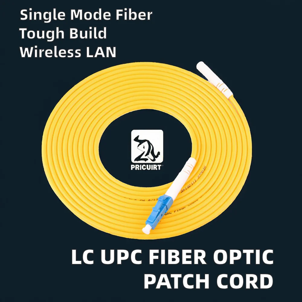 LC UPC Fiber Optical Patch Cord Single Mode SM JUMPER Cable for FTTH ...