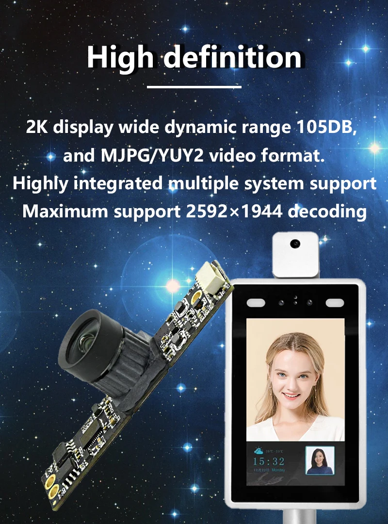 High Quality Stereo Mini Starlight 5mp 48mp Camera Module H264 Stabilized Ip Lens For Face Detection 3 Habf34e7b0334458da3e6a668449af225u