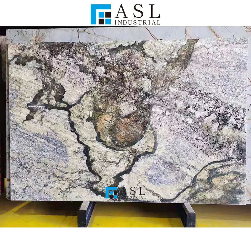 Glazed polished design of quartzite countertop high quality lobby wall tiles