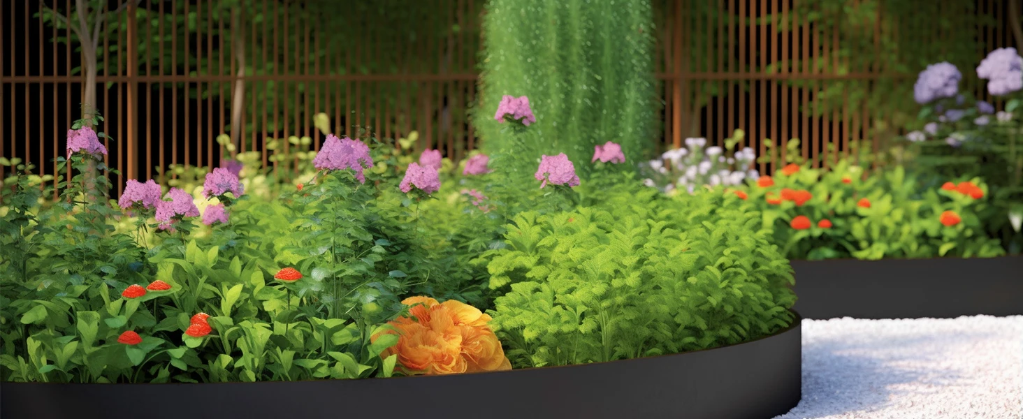 JHMech Landscape Edging OEM Rust Retaining Wall Professional Brown