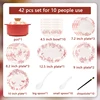 red-42 pcs