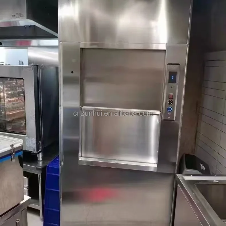 Multiple Floors Commercial Public Private Buildings Small Freight Elevator Lift Carry Food Dumbwaiter Within Modern Structures