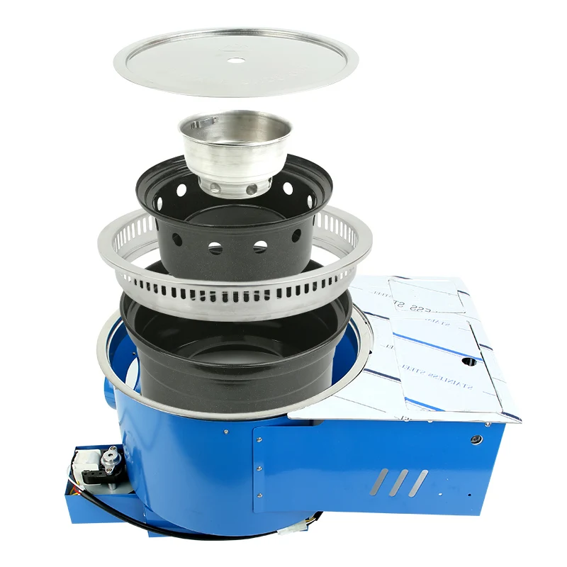Popular Korean Commercial Multi Function Heating Quick Korean Barbecue Hotpot Gas and Charcoal BBQ Grill
