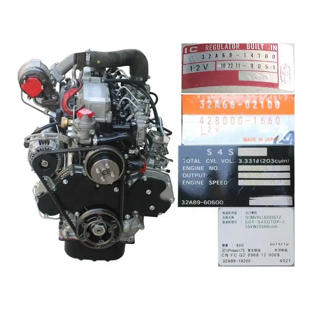 Engine Assembly 32A89-60600 Fit for Mitsubishi Engine S4S 3