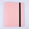 Rose 9 poches (20 pages intérieures, 360 emplacements pour cartes)
