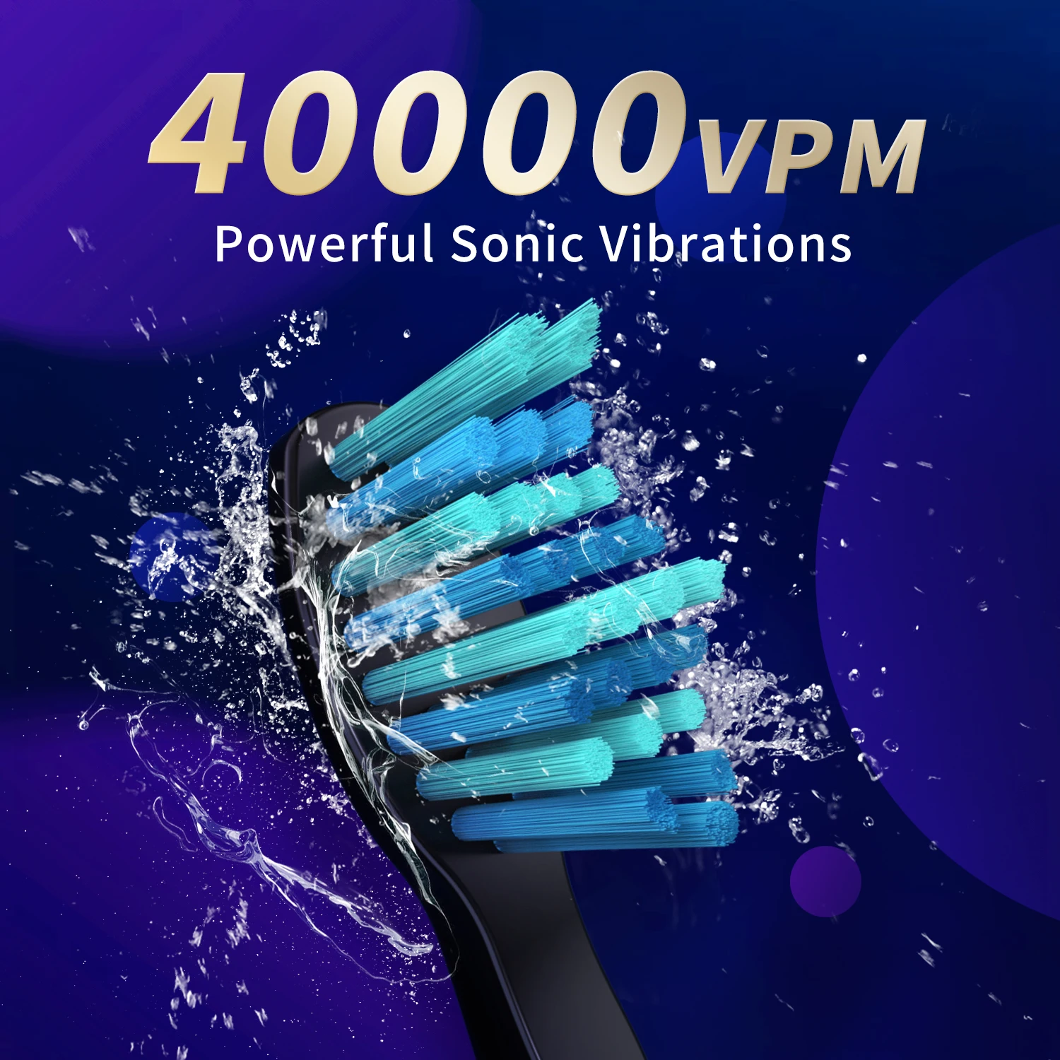Hohe Vibration 5 Modi wasserdicht IPX7 Beste wiederaufladbare  meistverkaufte elektrische Schall-Zahnbrste fr Erwachsene