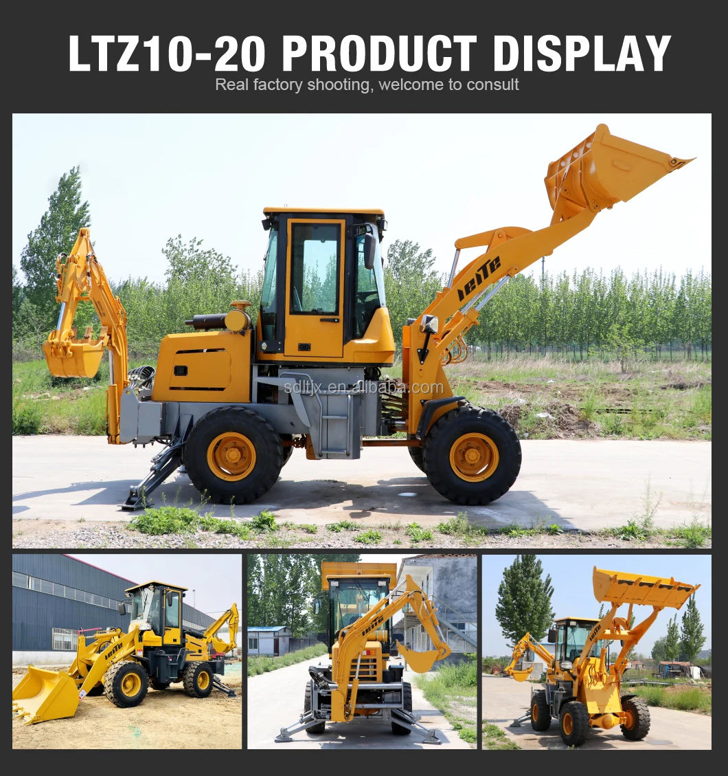 Diesel Mini Backhoe loader 3 ton 5 ton CE EPA China Sale 4 wheel drive new backhoe and loader Applicable earthmoving machinery