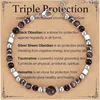 Bracciale in ossidiana