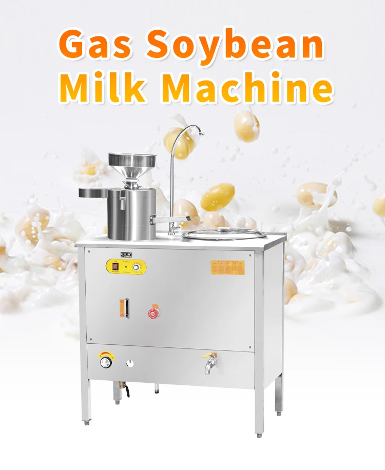 Commercial Gas Pressure Soya Bean Milk Grinding Machine Soybean Milk Making Machine Buy New