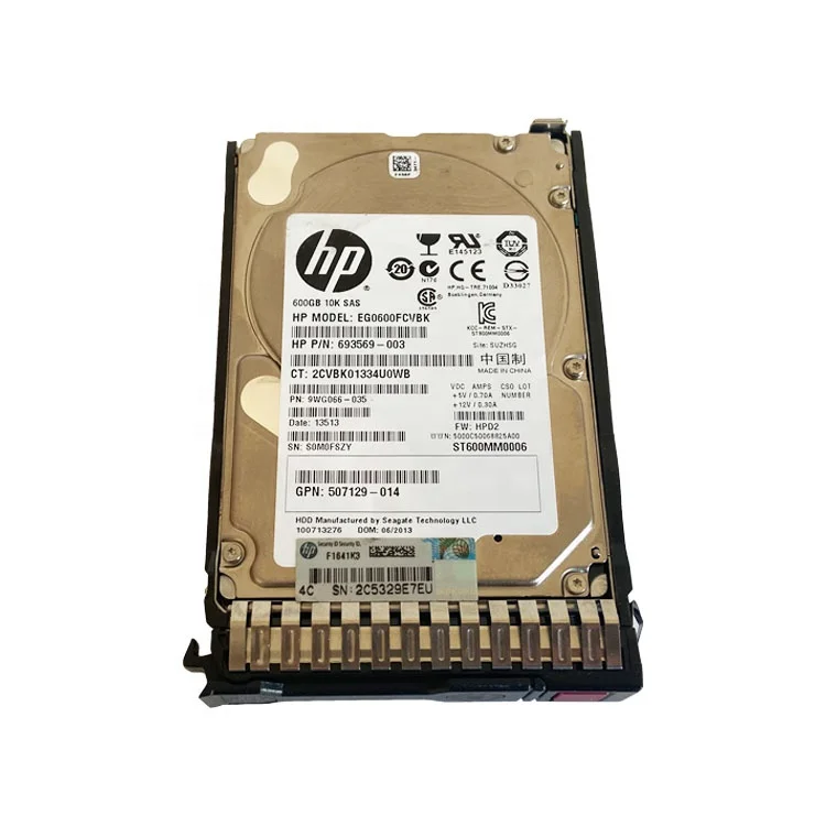 HP 819078-001 818365-B21 2TB 12G SAS 7.2K 3.5