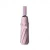 Paraguas automático rosa sakura de 16 varillas con doble nervadura 8x2k.