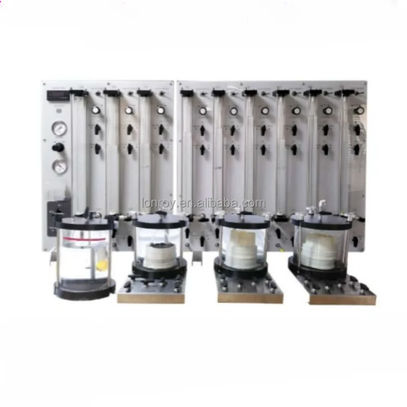 ASTM D5887 Compliant Geotextile Bentonite Pad Permeability Tester with 0.05 ml Accuracy and 220 V Voltage