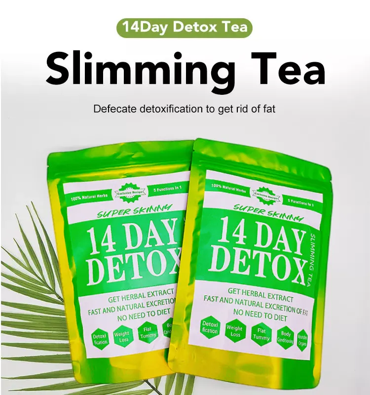 Private Label Natural Herbs 14/28 Days Detox Slimming Tea Weight Loss ...