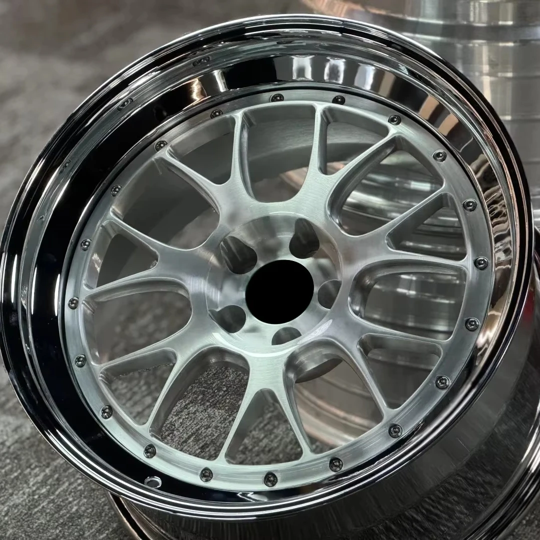 Zxmm For Bba Beadlock Wheels Car Wheel Deep Concave 5x114.3 2-Piece Alloy Forged Wheel Rims 18 24