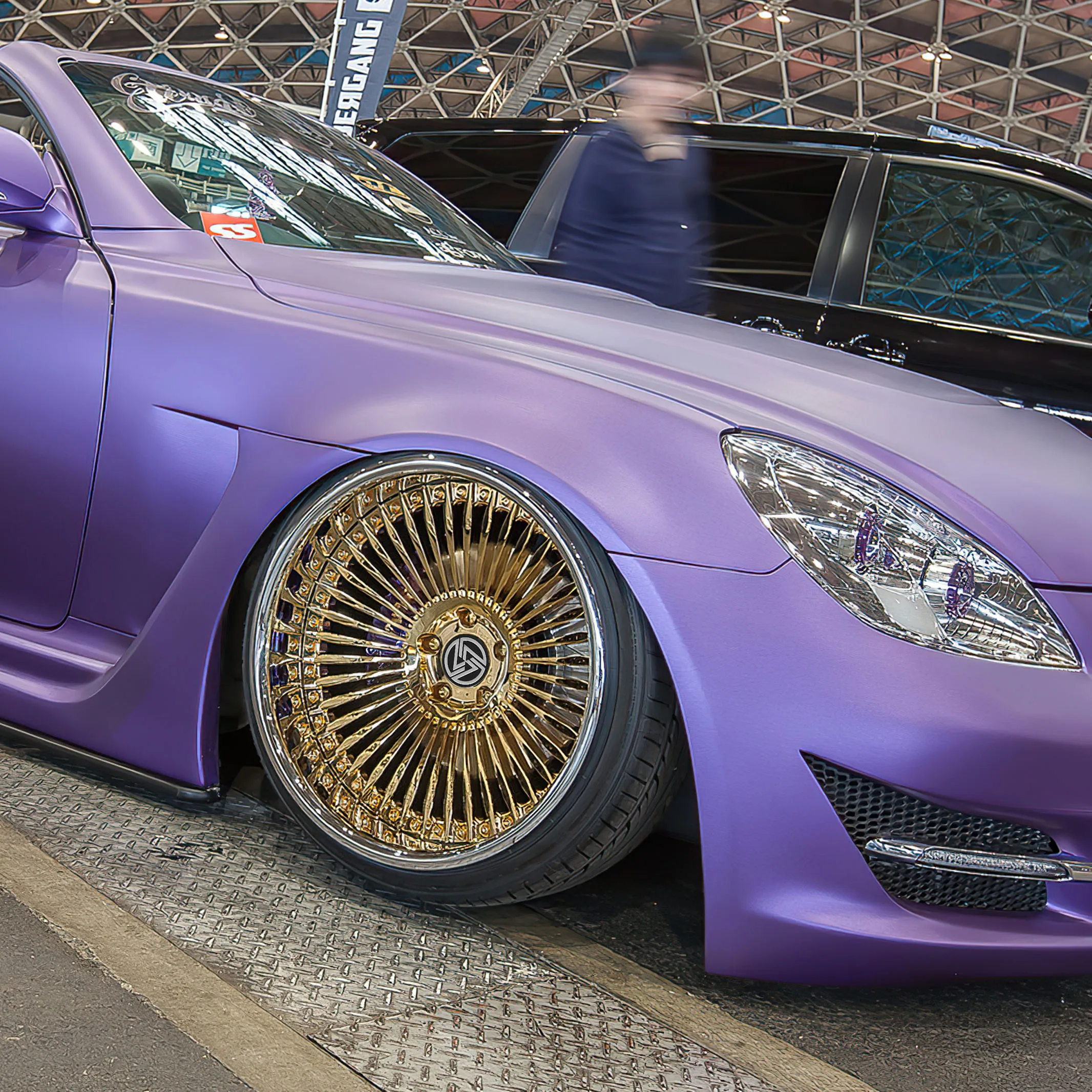 XL 2-piece Forged Gold Rim 5x120 5x112 5x114.3 Forged Wheel 18 19 20 21 22 23 Inch Show Car Stance Wheels - Image 2