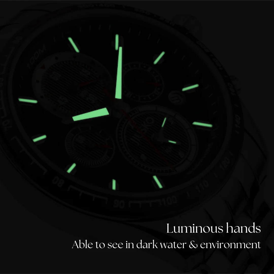 Customization 30 ATM NH35  Automatic Movement Mechanical Watch Titanium Case Luminous Dive Watch