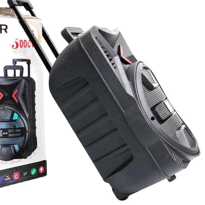 Big bluetooth Party Karaoke Speaker With Light Outdoor Speaker Wireless Usb Speaker  High Quality