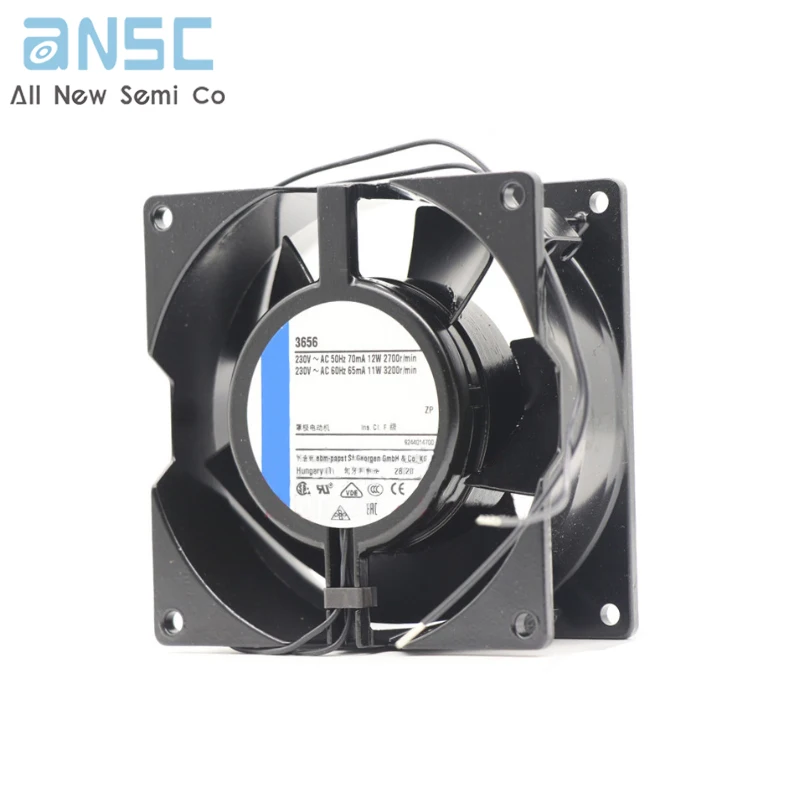 Original Axial fan 3656 92*38 12W 70mA 230V all-metal fan