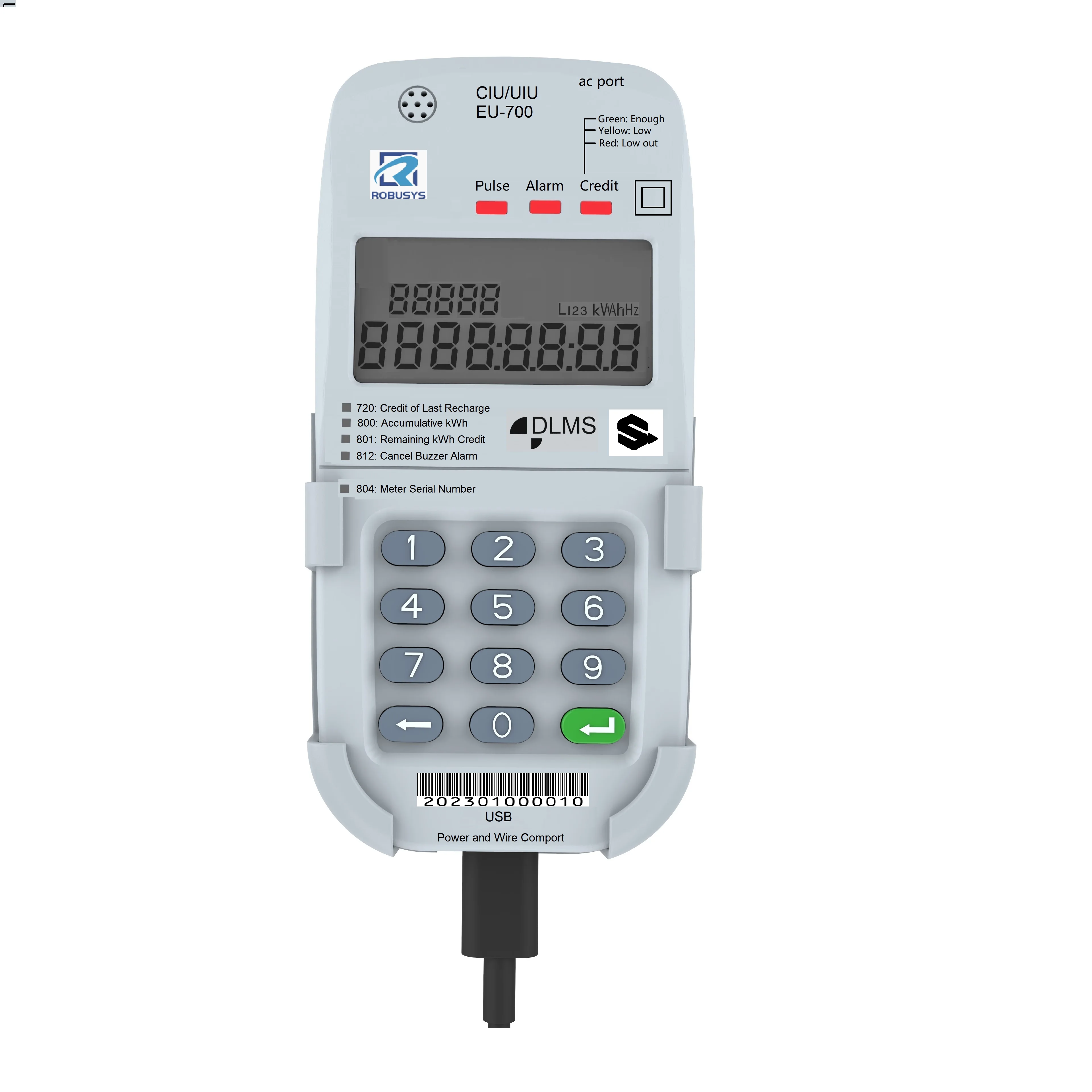 User Interface Unit For Electrical Energy Meter (ciu/uiu)-mbus - Buy ...