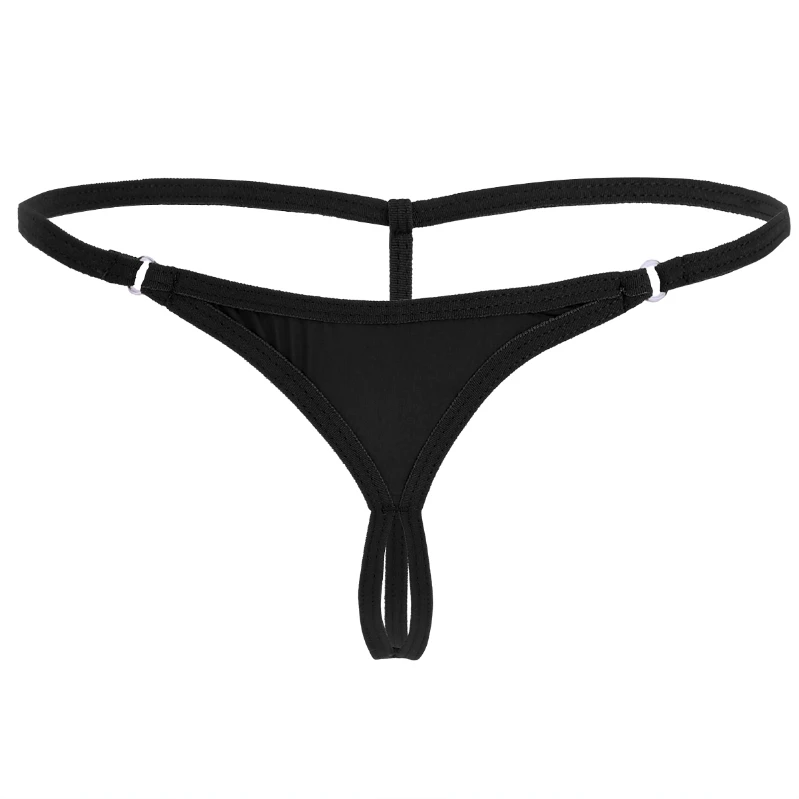 Hot Women Crotchless Mini G-string Micro Thongs Briefs Panty Underwear ...