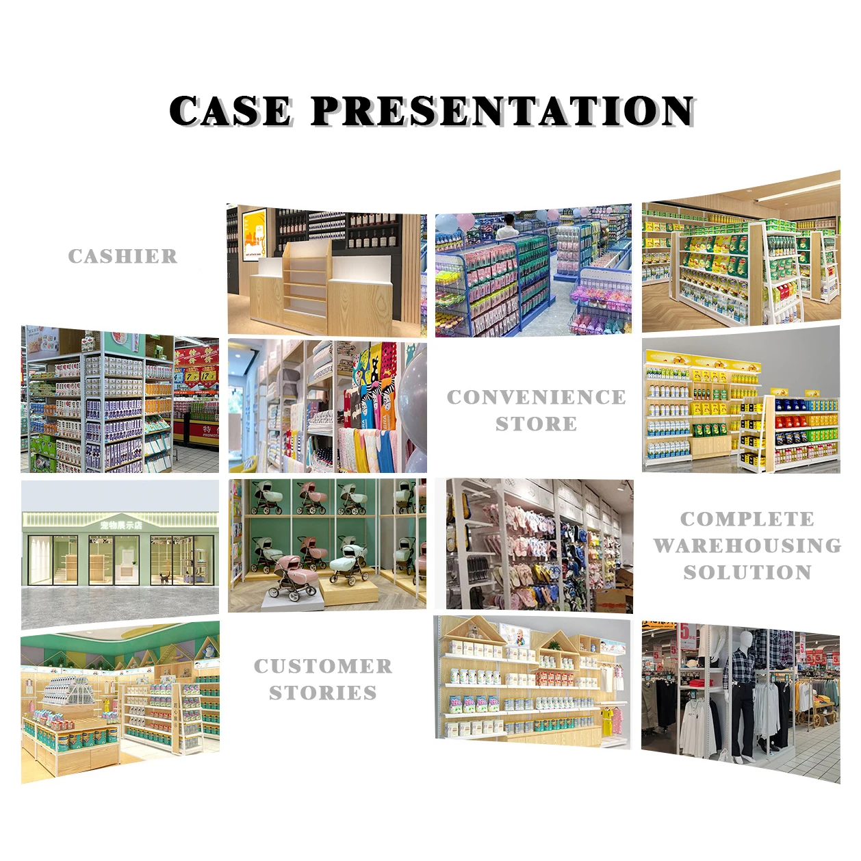 High Quality Single-Sided Retail Shop Display Stand Light Duty Convenience Store Display Racks Customized Shelving