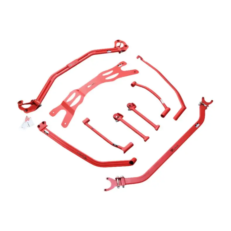 New High Performance Front Strut Bar Aluminum Alloy Racing Strut Brace Kit For E46