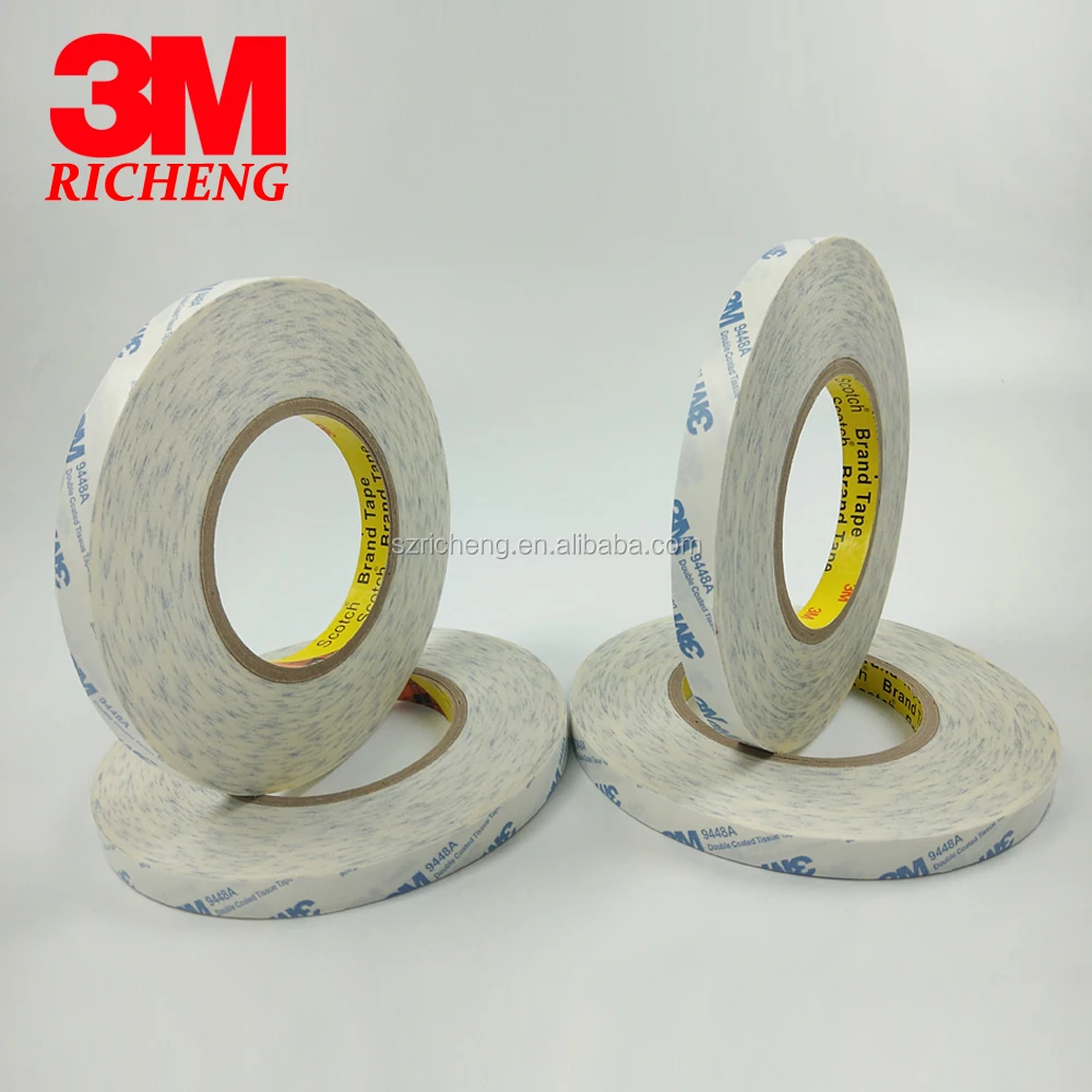 Richeng Company 3M Distribute Trade Assurance High Adhesive Double Coated Tissue Tape High Quality Acrylic Double Side Tape