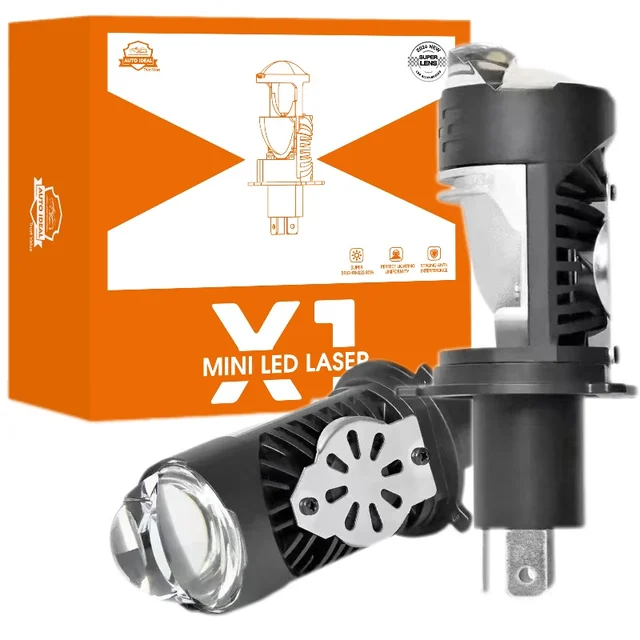 Wholesale High Power Mini Led Projector Lens Car Light H4 for Universal Car 6500K 12V Car Headlight Projector