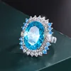 Topaz Blue ring
