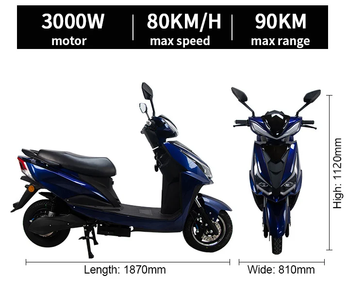 Wholesale 12inch Electric Pedal Motorcycle 3000w Sport Motor Import