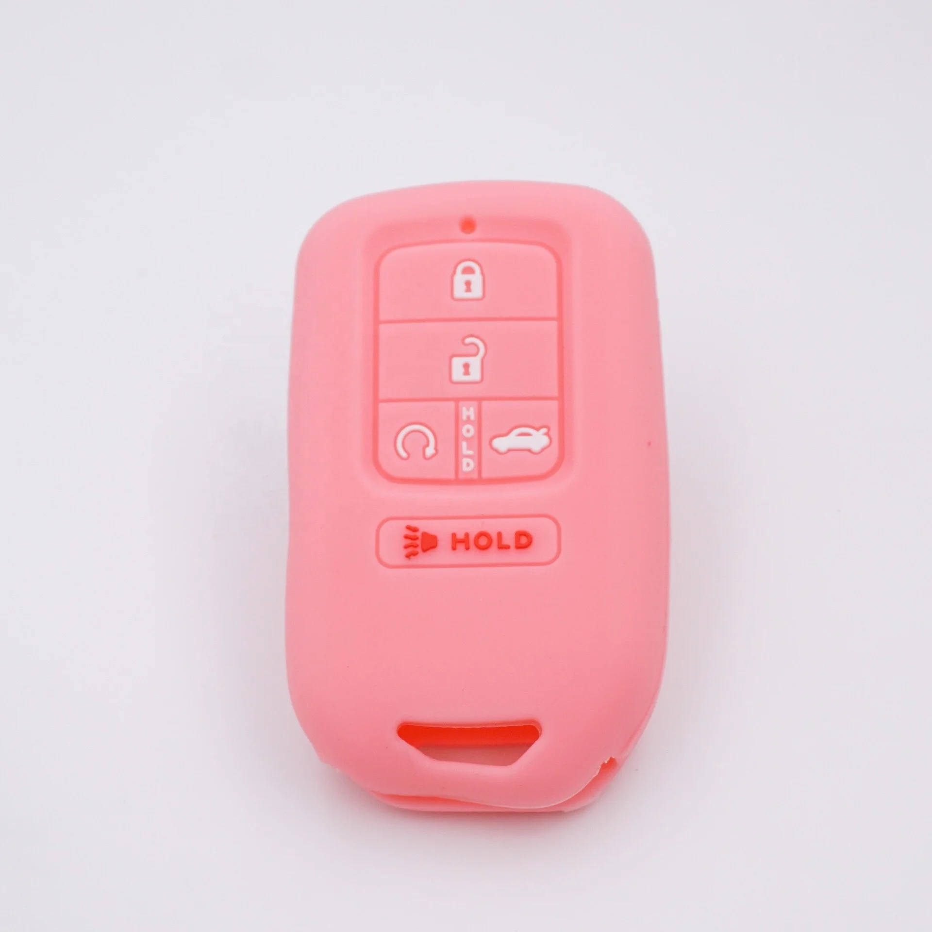 Alegender Black Silicone Smart Key Fob Cover Case Skin Protector Bag For 2015 2016 2017 2018 2019 2020 2021 Honda Civic Accord Pilot CR-V CRV 5 Buttons Key Remote A2C81642600 Price In UAE | Amazon UAE - Foto 12