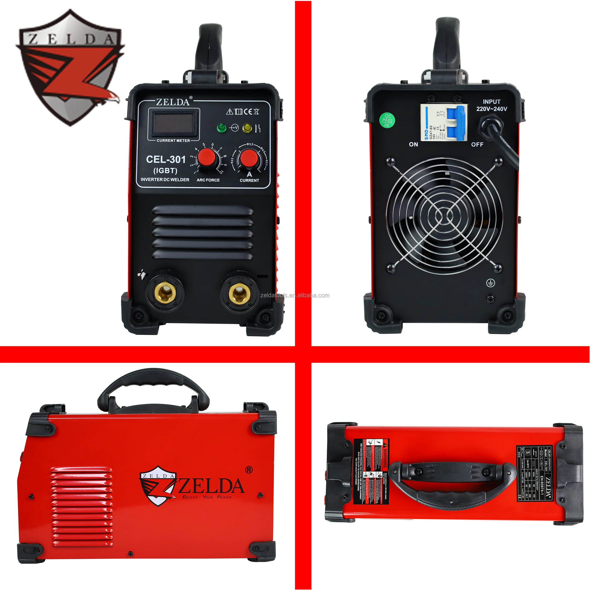 Zelda CEL-301 Portable Inverter Welder - Reliable Performance
