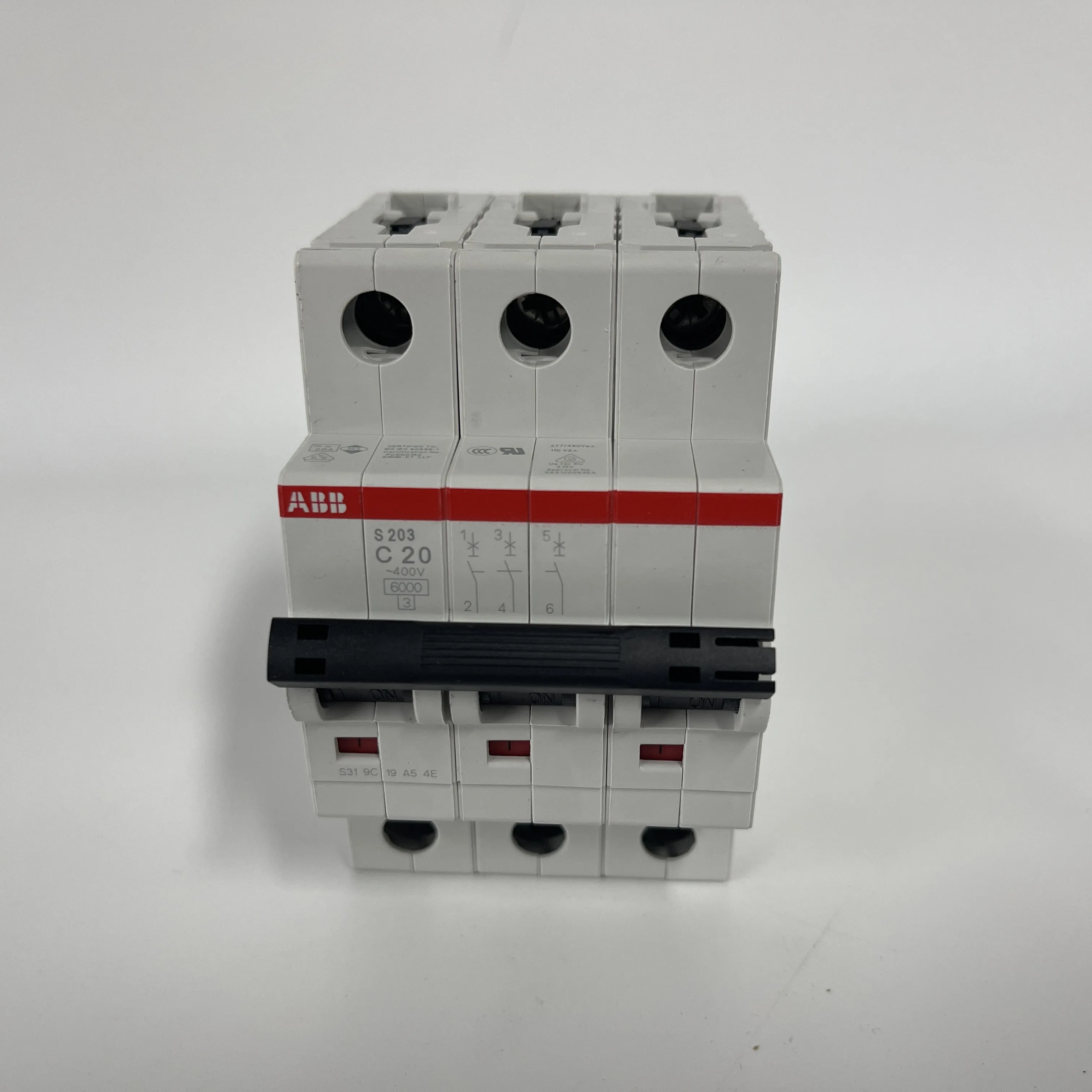 ABB Miniature Circuit Breaker MCB S203-C20 ABB Miniature Circuit Breaker MCB S203-C20