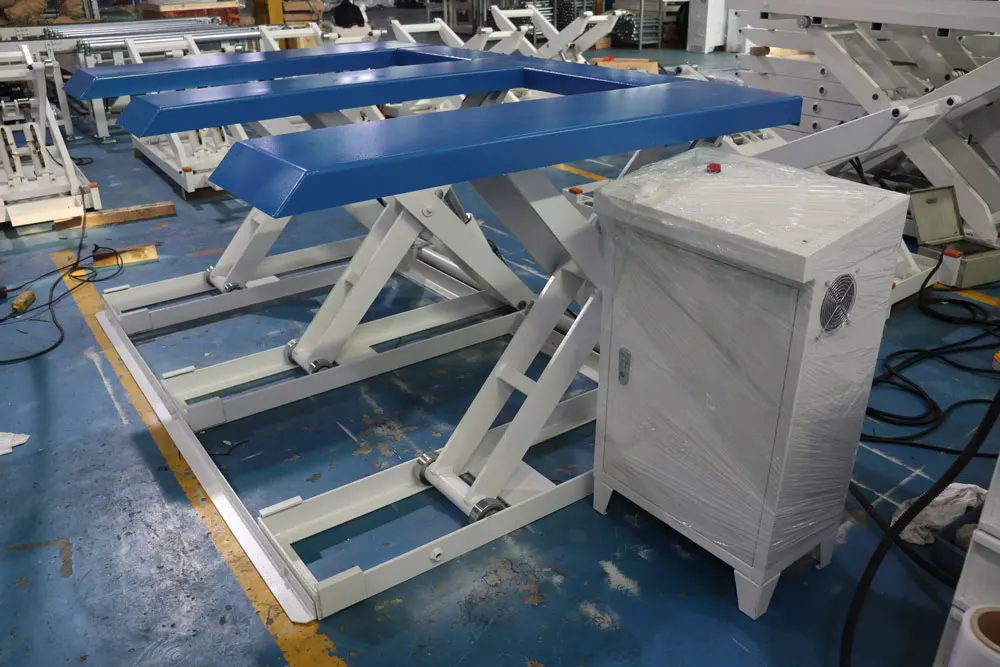 Stationary Hydraulic Lift Table Smooth Lifting  for Efficient Wood Panel Handling