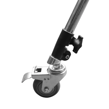 E-IMAGE CS25-W 360 Rotatable Locking Caster Wheel for C-stand Suit for 25mm Leg Tube detail image