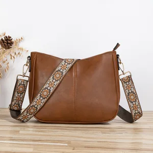 A-177 2026 Summer Women's Versatile Crossbody PU Handbag with Zipper Closure Niche Design Waterproof and Stylish