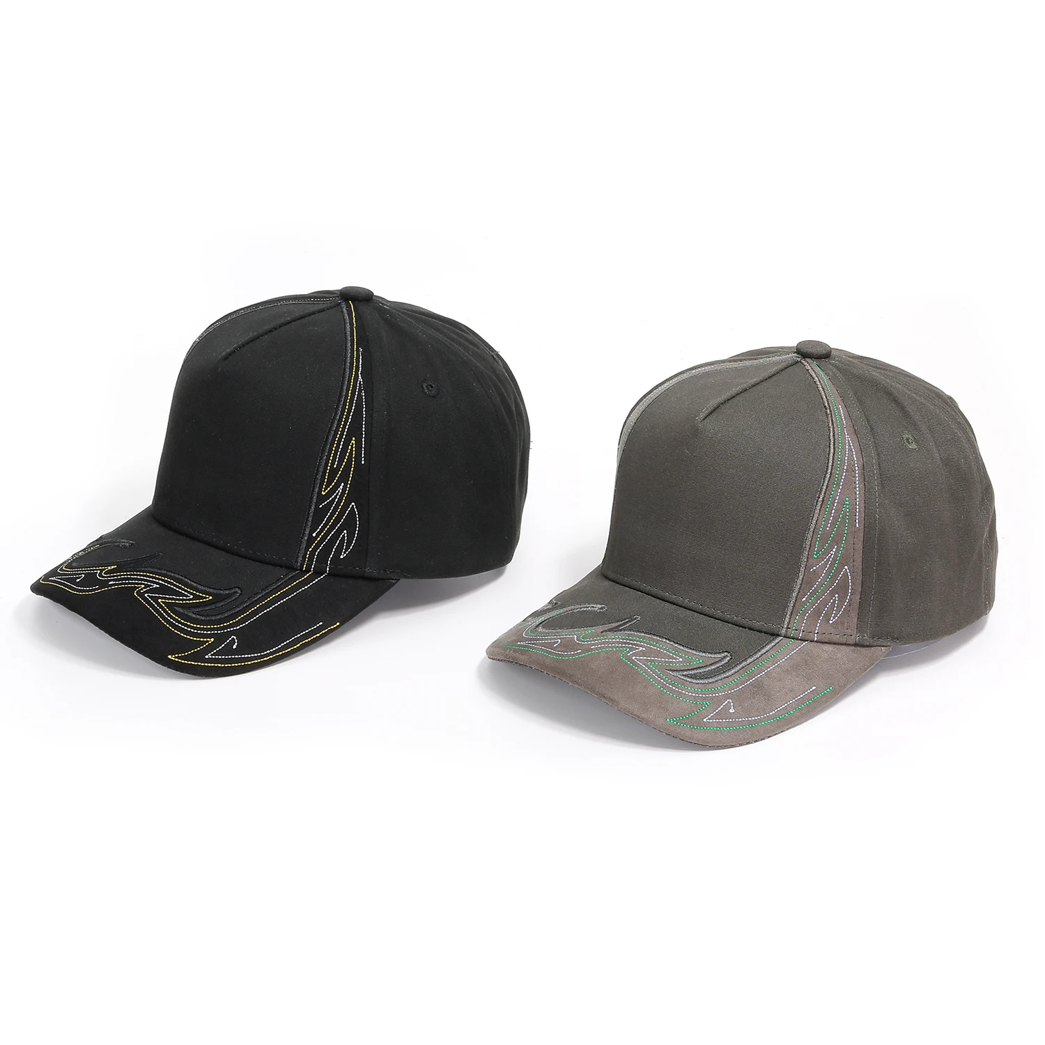 2024 Spring and Summer Embroidered Personalized 5 Panel Outdoor Sport Snapback Baseball Caps Waterproof Fitted Hat Wholesale