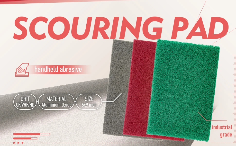 Industrial Scouring Pad Metal Rust Removal Polishing Deburring Kitchen ...