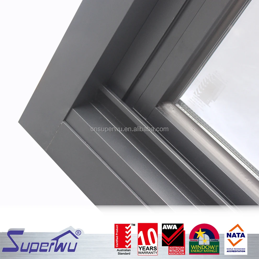 fire rating aluminium chain winder awning windows for townhomes