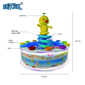 Children's Electric Fiberglass Frog Pool Fishing Pond Fun Amusement Game for Kids for Shopping Malls 220v 1-Year Warranty