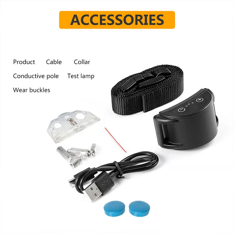 Intelligentes Anti-Bell-Halsband fr Hunde: Automatisches/Festes  Stachelhalsband zur Bellhemmung, Anti-Bell-Schockhalsband fr Hunde