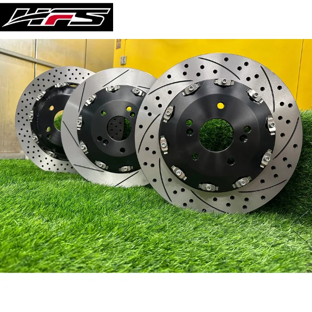 New Arrival Brake Rotor Set 380Mm Performance Brake Rotors Comfortable  Universal Adapter and Brake Discs Made in Taiwan