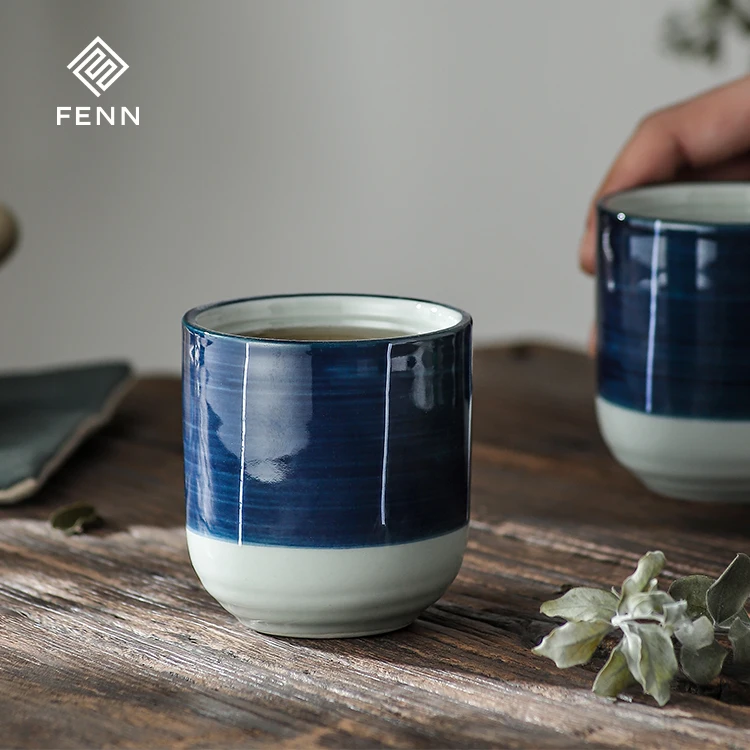 FENN hot selling  6/8oz coffee ceramic mugs ceramic cup with customized logo porcelain tea cup for gift