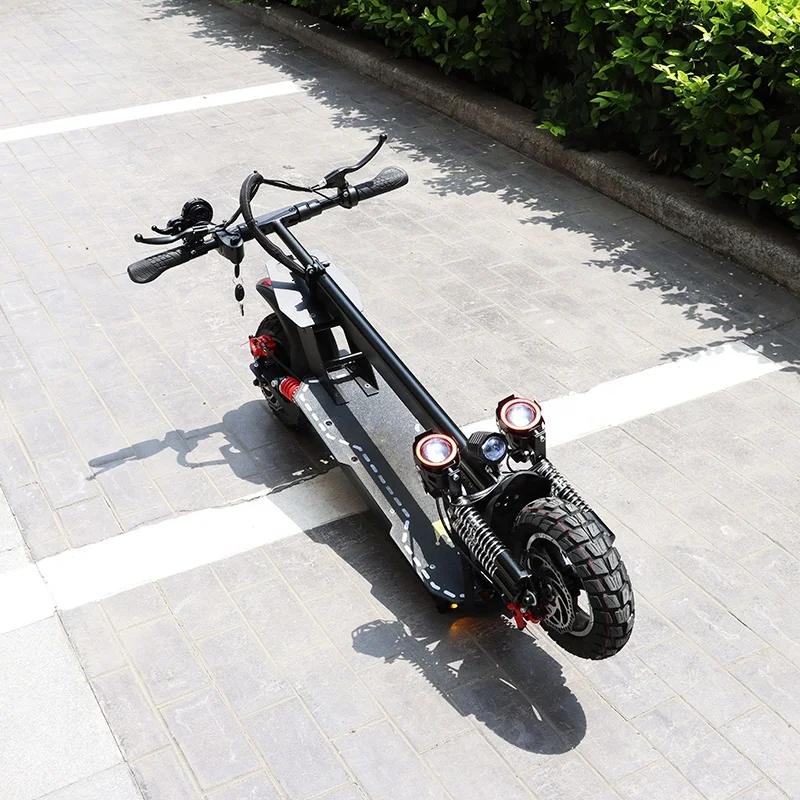 Fastest 70 Mph Sit Long Range Oem Electric Scooters 1200w 48v 10inch Fat  Wheel Electric Folding Scooter With Seat for Adults