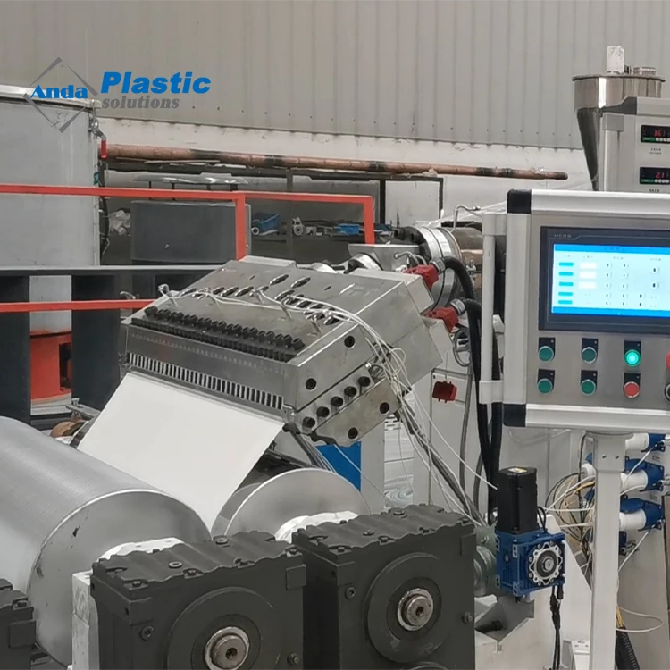 Plastic PVC Calender Edge Banding Making Machine Extrusion Production Line