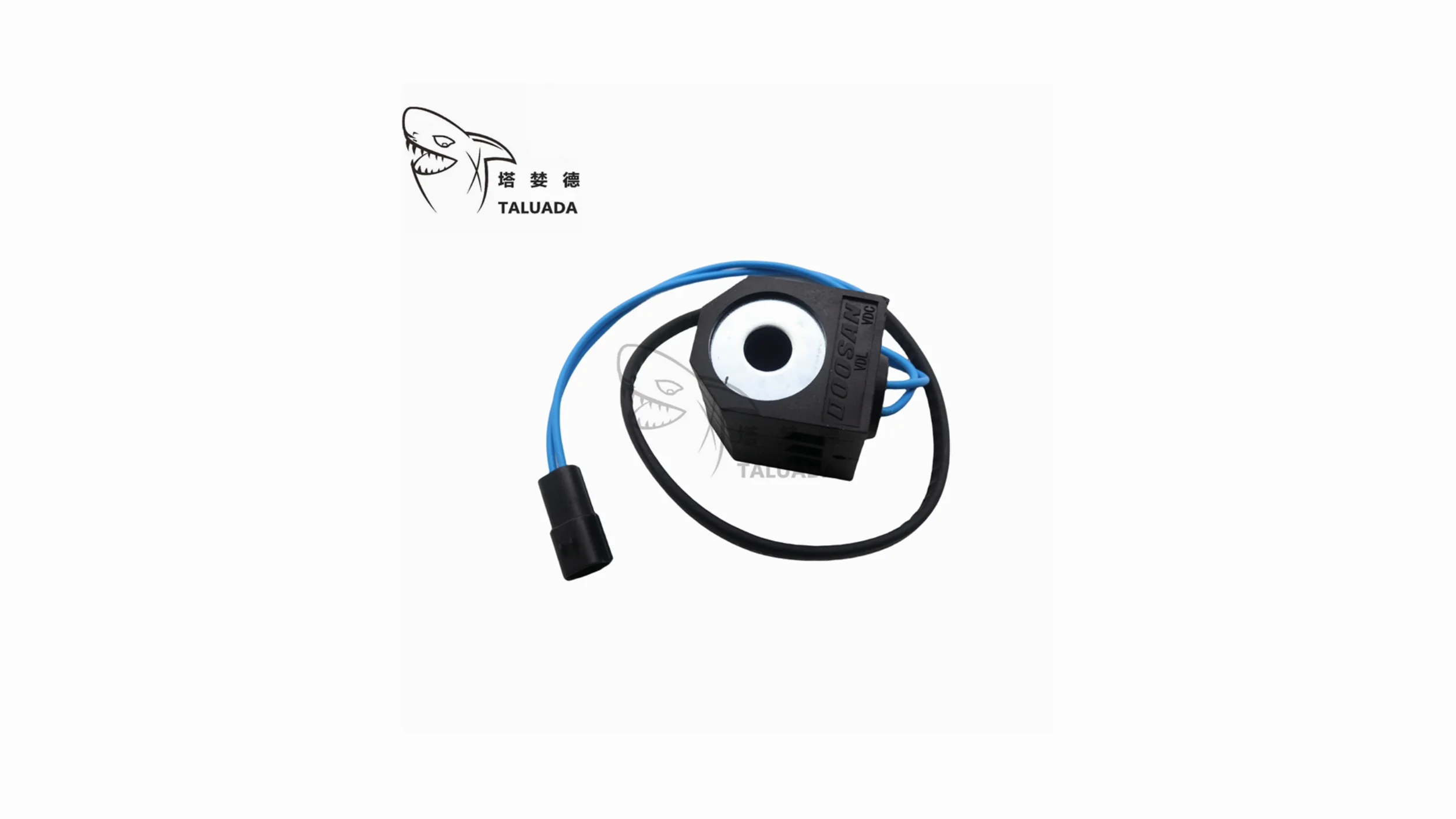 Solenoid Valve Pilot Safety Coil For Doosan/Daewoo Excavator – Fits DH60-5, DH60-7 – 12V DC