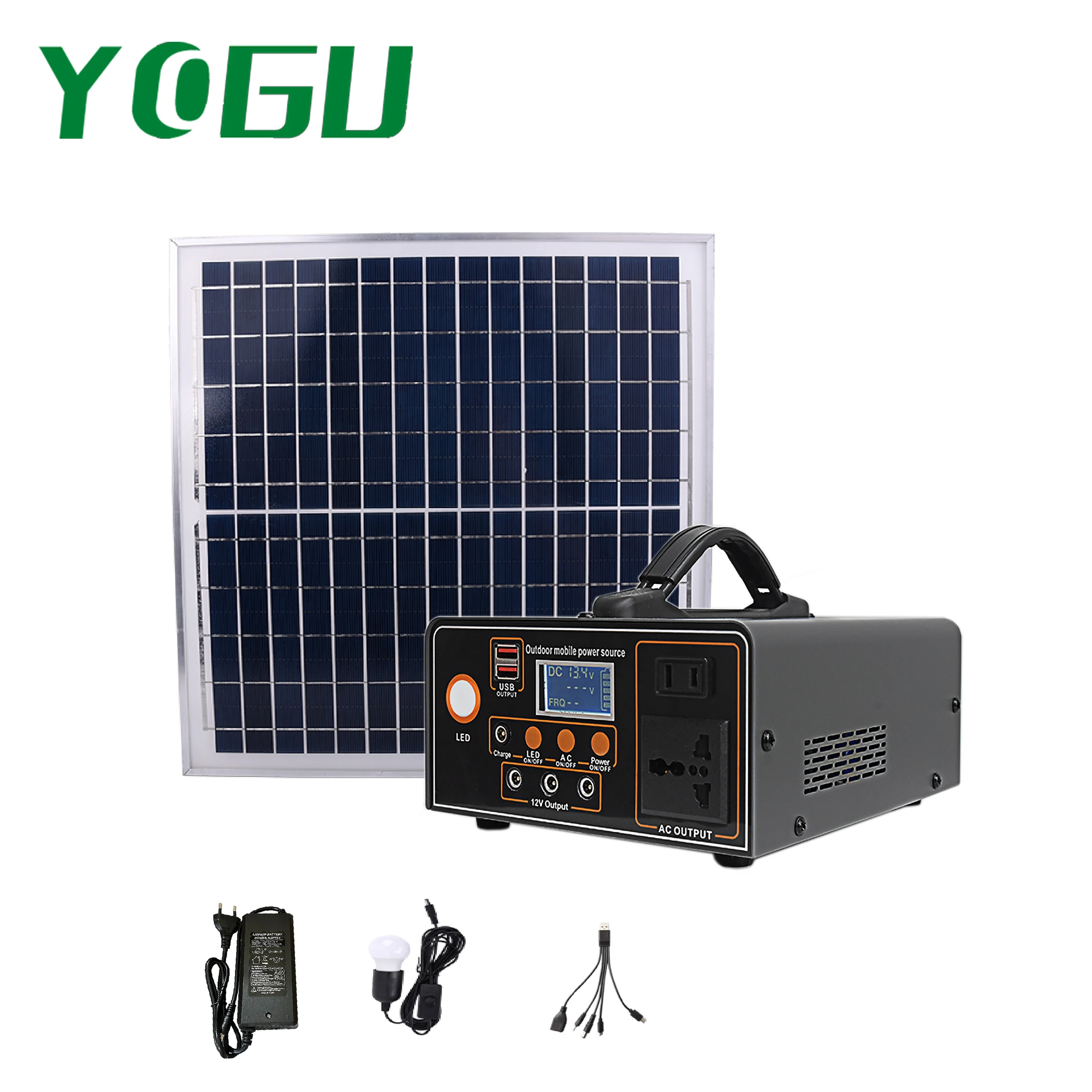 YOGU Best Selling Factory Supply Portable Solar Generator Home Use Solar  Power Station 220V Solar Power Generator Power Bank