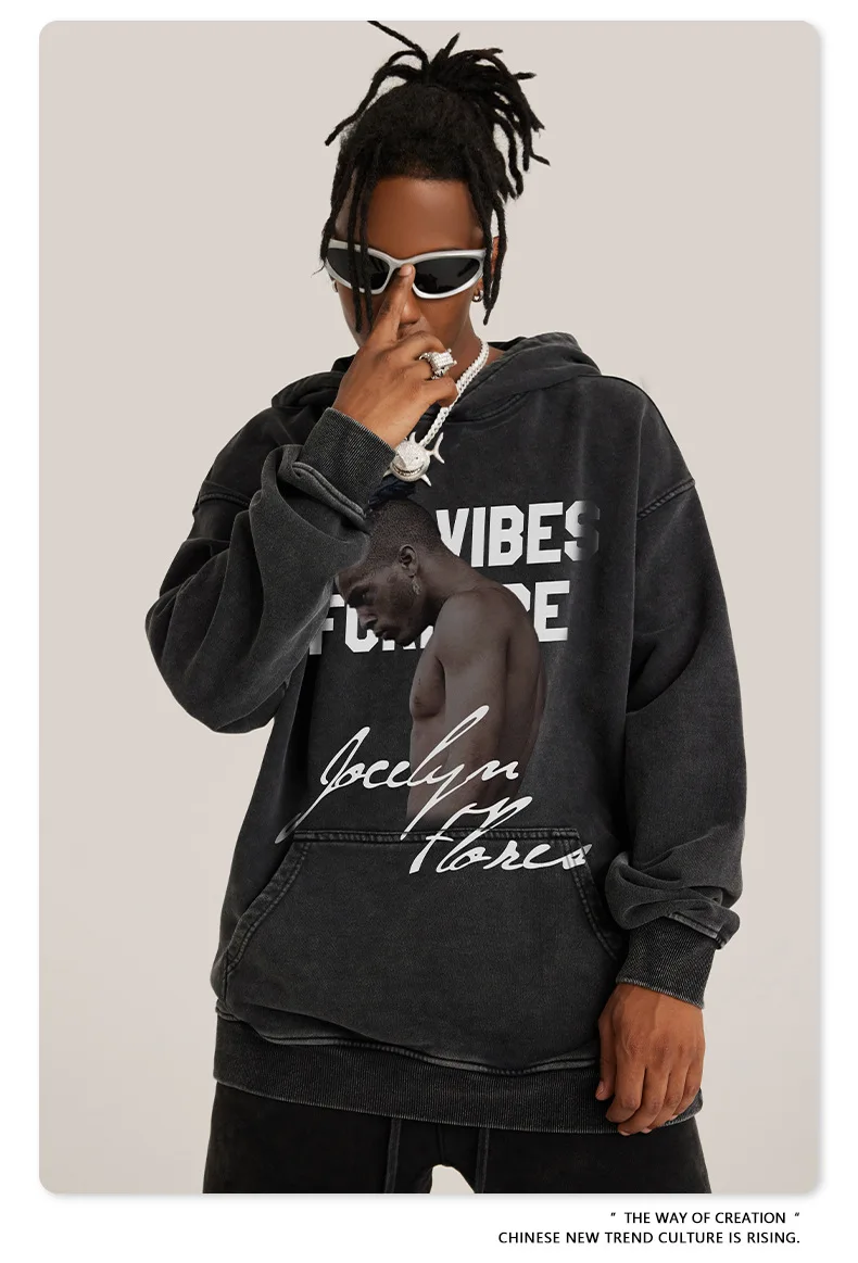 Embroidery Hoodies Custom Custom Tapestry Hoodie Custom Tapestry Hoodie