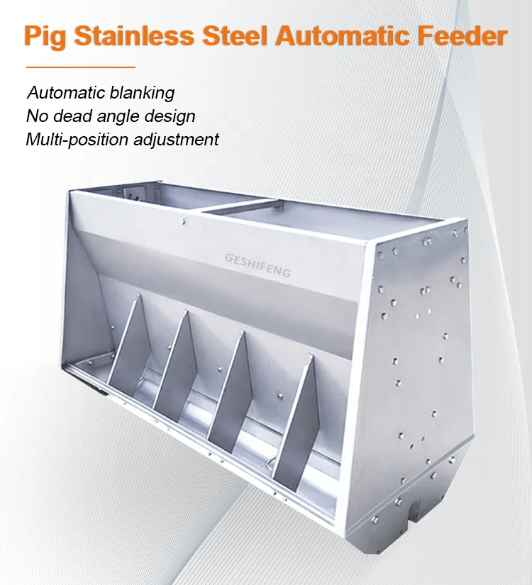 Automatic Feeding System Floor Feeding System for Cattle Pig Farm House Ground Poultry Feed Equipment Long Building