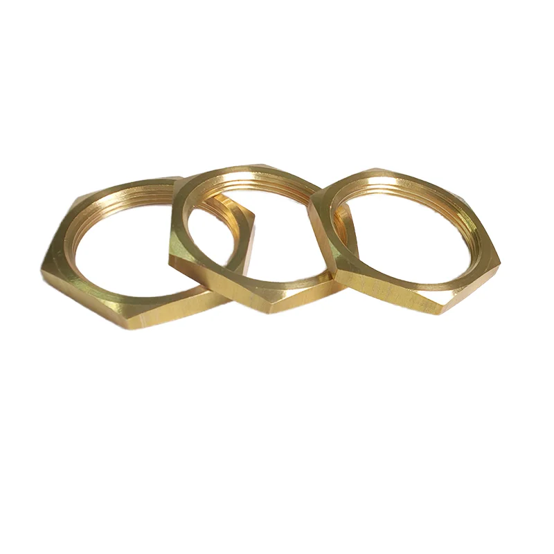 Customized Big Hex Thin Insert Nut Special Turning Brass Copper Bronze for Plastic Industry M24 Thread